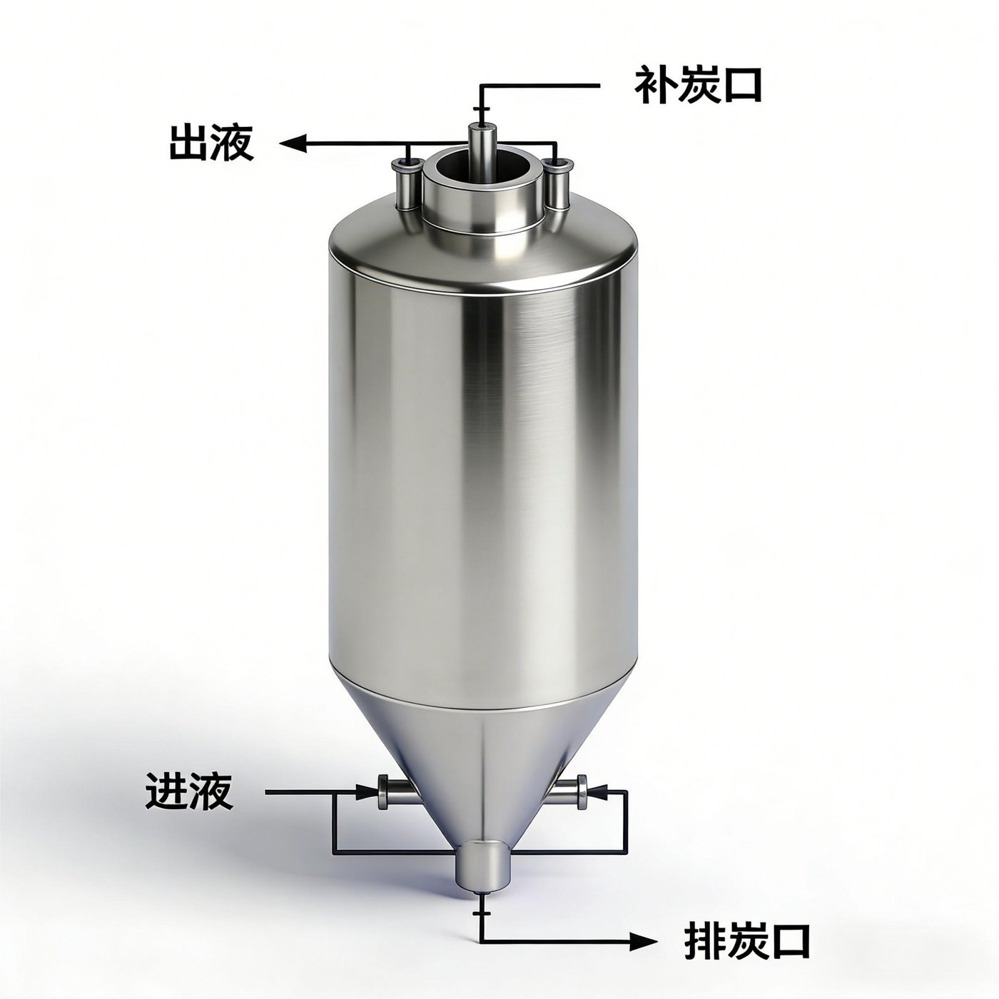 活性炭连续脱色及再生系统